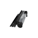 Bottom rubber stop component for shelving systems
