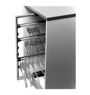 Channel-Mount Cash Wrap Hanger Collection Racks