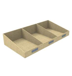 3 Section Bin