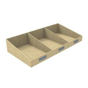 3 Section Bin