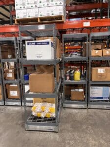 Aisle-Free Mobile Storage System